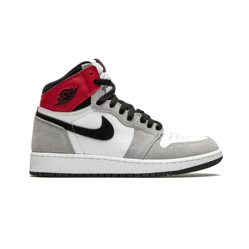 Jordan Air Jordan 1 Retro High OG GS Light Smoke Grey Pre School