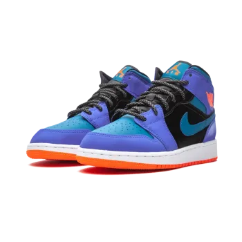 Jordan Air Jordan 1 Mid GS Racer Blue Grade School