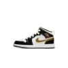 Jordan Jordan 1 MID SE PS Black/Gold Pre School