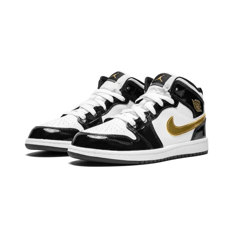 Jordan Jordan 1 MID SE PS Black/Gold Pre School
