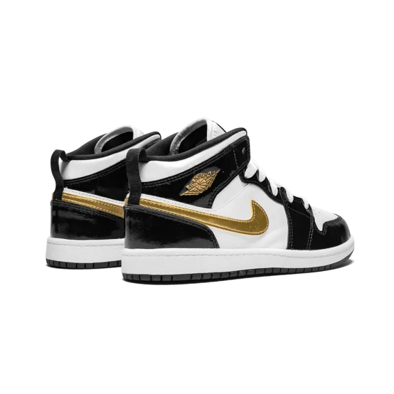 Jordan Jordan 1 MID SE PS Black/Gold Pre School