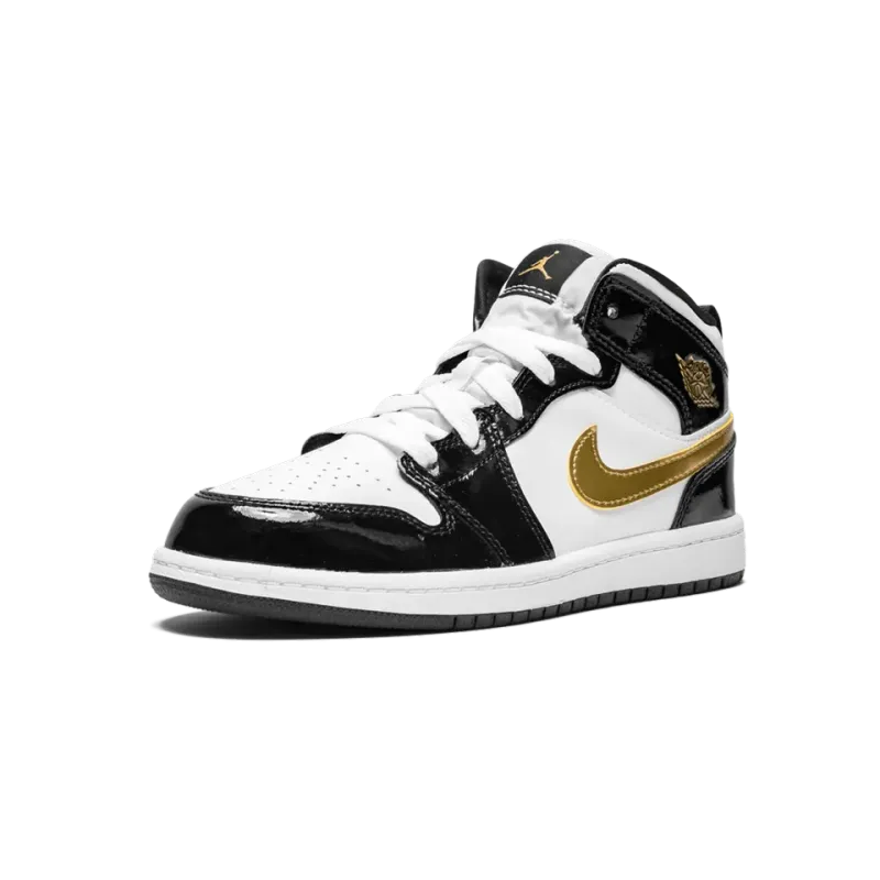 Jordan Jordan 1 MID SE PS Black/Gold Pre School