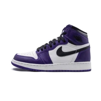 Jordan Air Jordan 1 Retro High OG GS Court Purple 2.0 Pre School