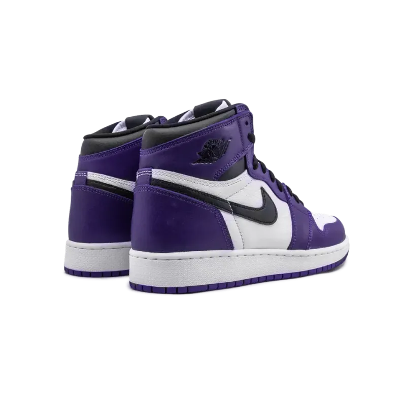 Jordan Air Jordan 1 Retro High OG GS Court Purple 2.0 Pre School