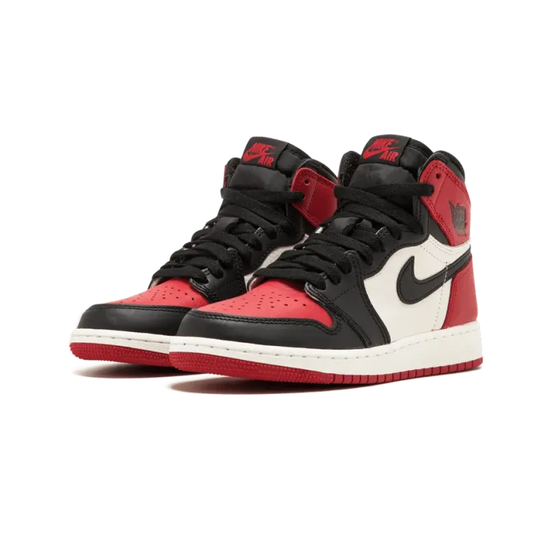 Jordan Air Jordan 1 Retro High OG GS Bred Toe Grade School