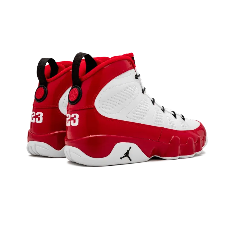 Jordan Air Jordan 9 White/Red/Black Mens