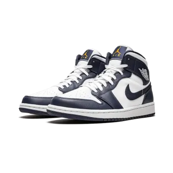 Jordan Air Jordan 1 Mid Obsidian Mens