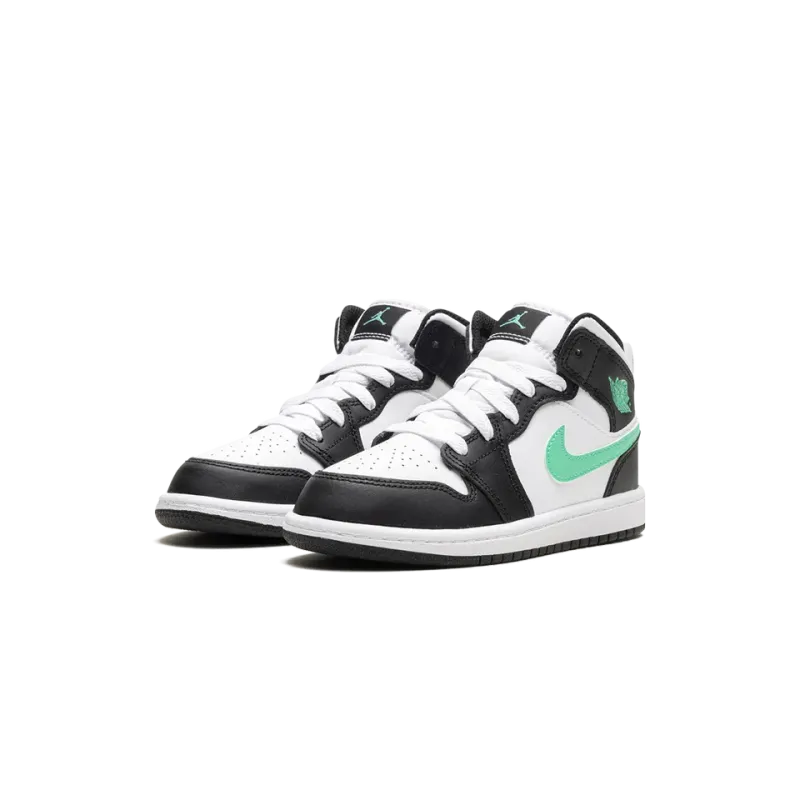 Jordan Jordan 1 Mid PS Green Glow Pre School