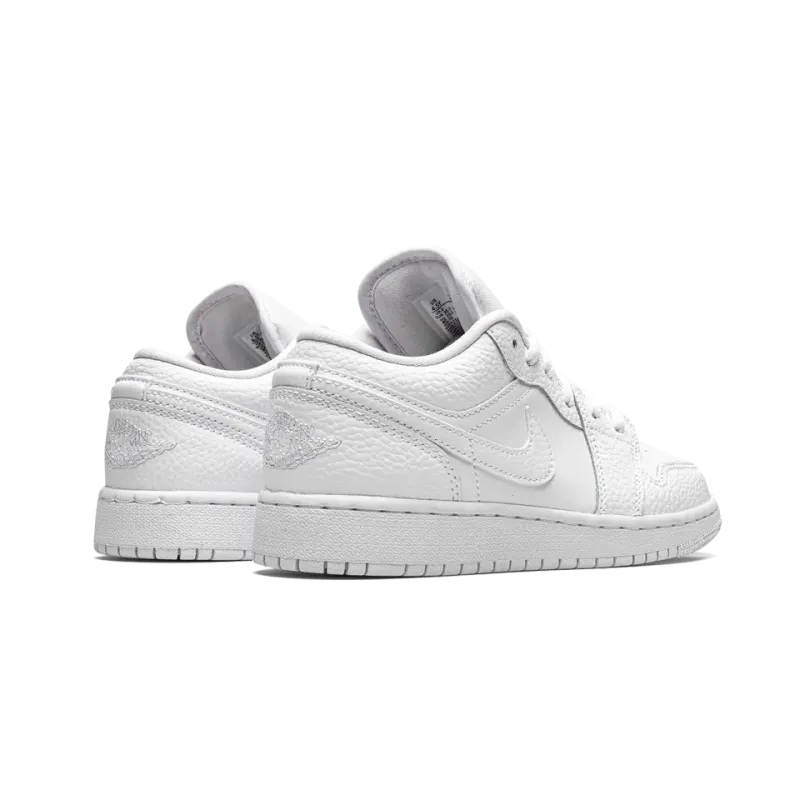 Jordan Air Jordan 1 Low GS Triple White Grade School