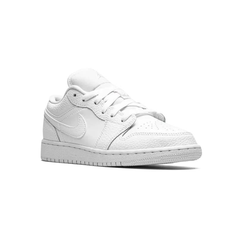 Jordan Air Jordan 1 Low GS Triple White Grade School