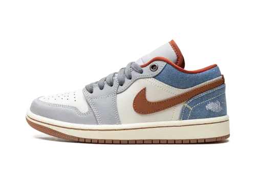Air Jordan 1 Low WMNS 'Phantom Denim' — Refined Materials, Feminine Proportions