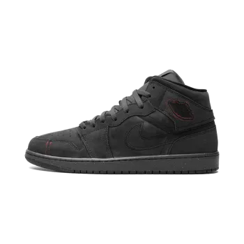 Jordan Air Jordan 1 Mid SE Craft Dark Smoke Red Mens