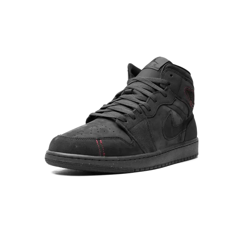 Jordan Air Jordan 1 Mid SE Craft Dark Smoke Red Mens