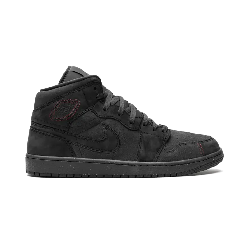 Jordan Air Jordan 1 Mid SE Craft Dark Smoke Red Mens