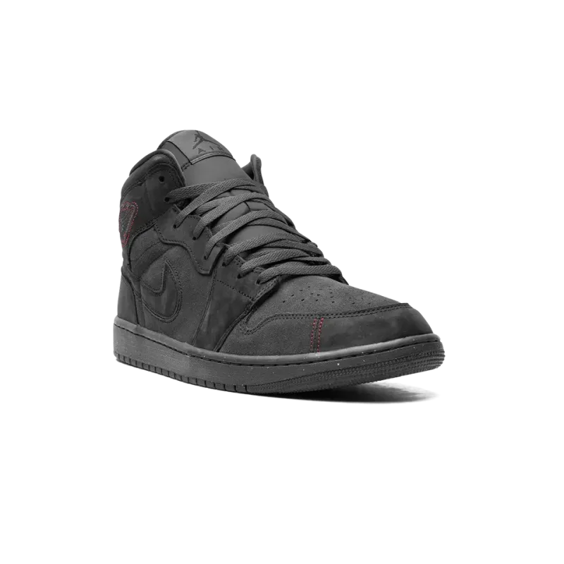 Jordan Air Jordan 1 Mid SE Craft Dark Smoke Red Mens
