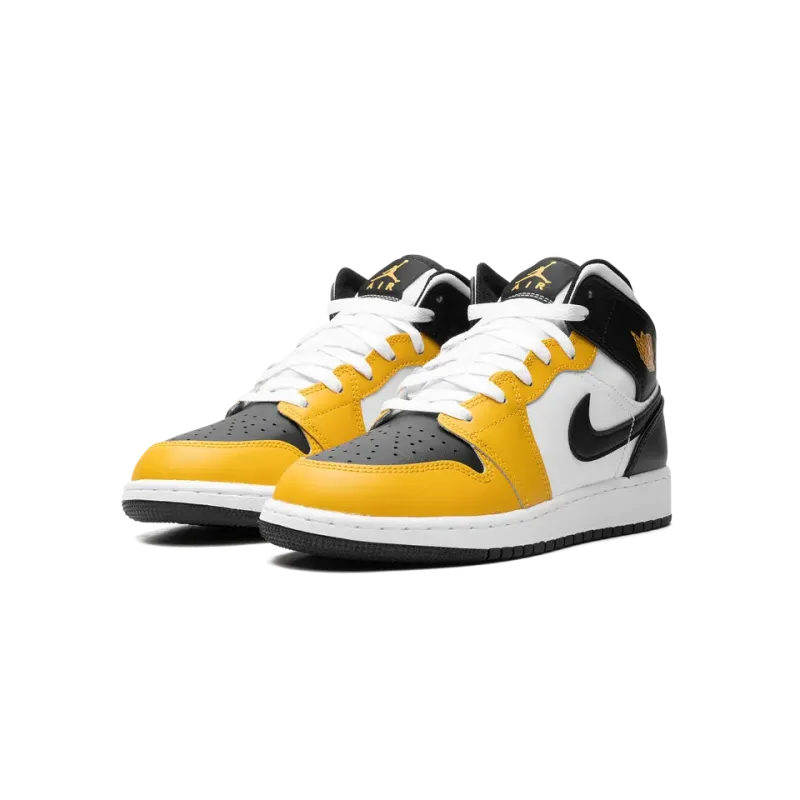 Jordan AIR JORDAN 1 MID GS YELLOW OCHRE Grade School