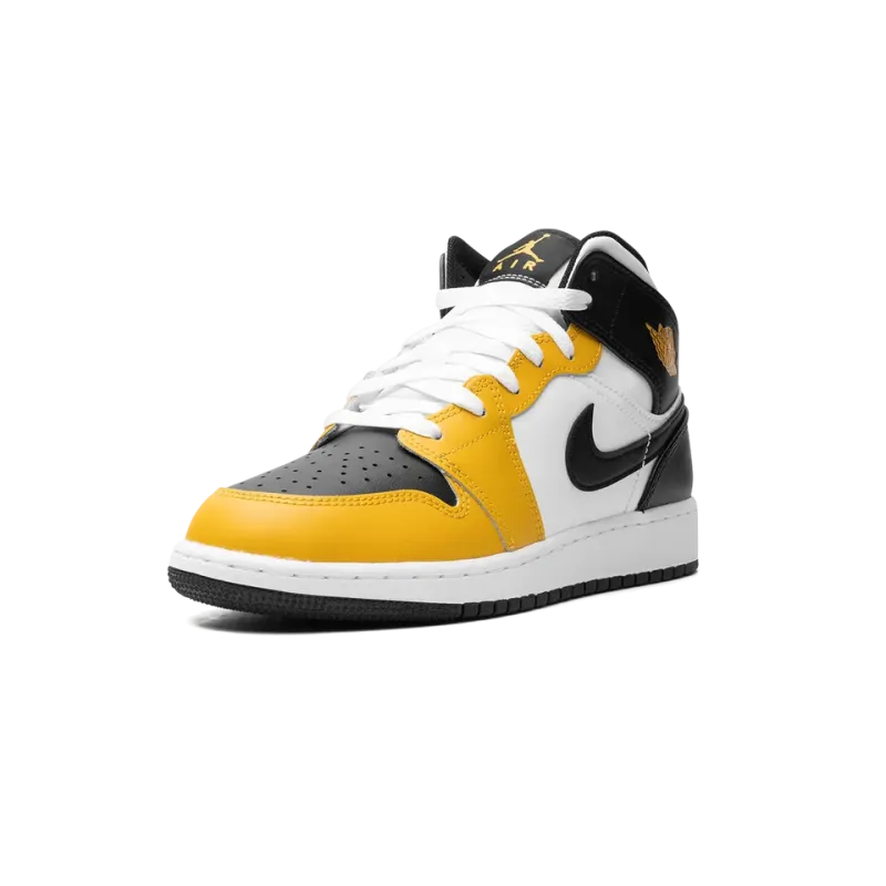 Jordan AIR JORDAN 1 MID GS YELLOW OCHRE Grade School