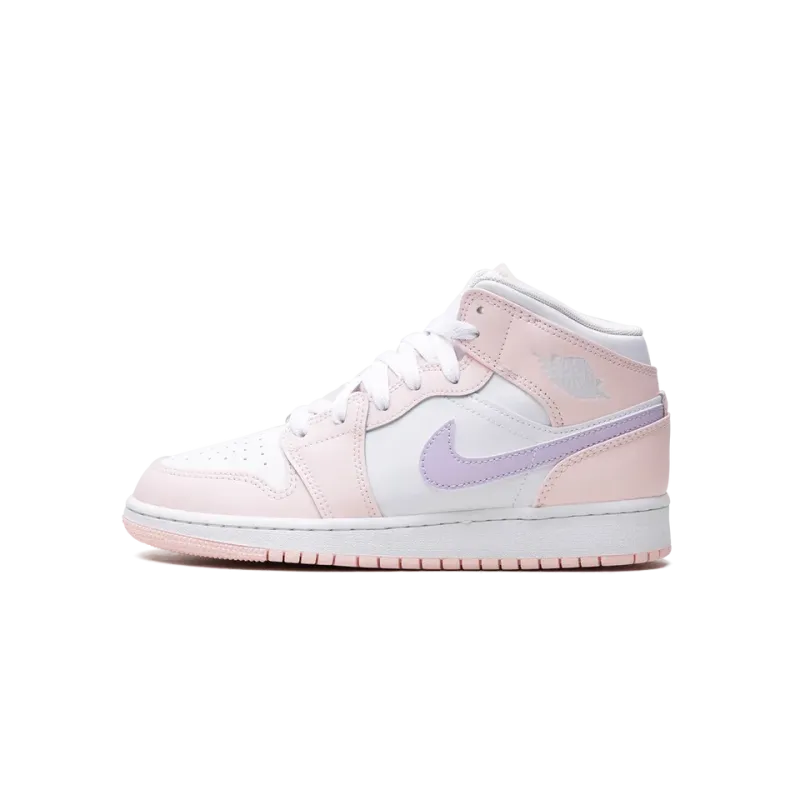 Jordan Air Jordan 1 Mid GS Pink Wash Grade School