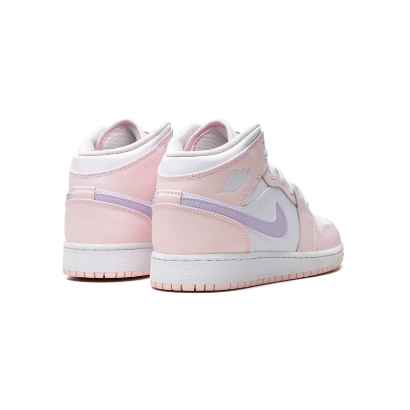 Jordan Air Jordan 1 Mid GS Pink Wash Grade School