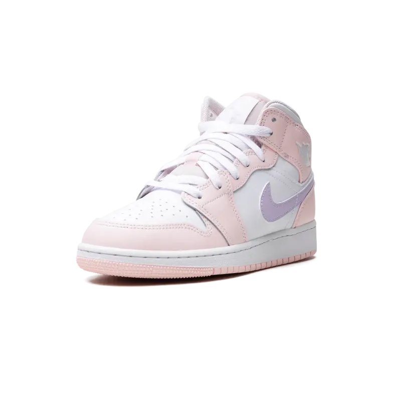 Jordan Air Jordan 1 Mid GS Pink Wash Grade School