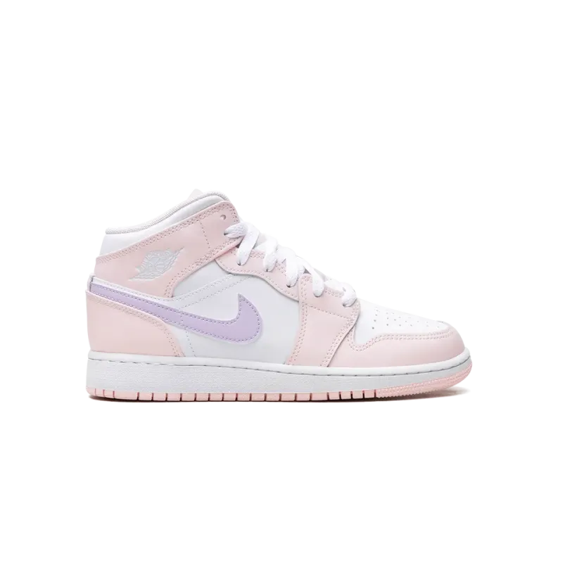 Jordan Air Jordan 1 Mid GS Pink Wash Grade School