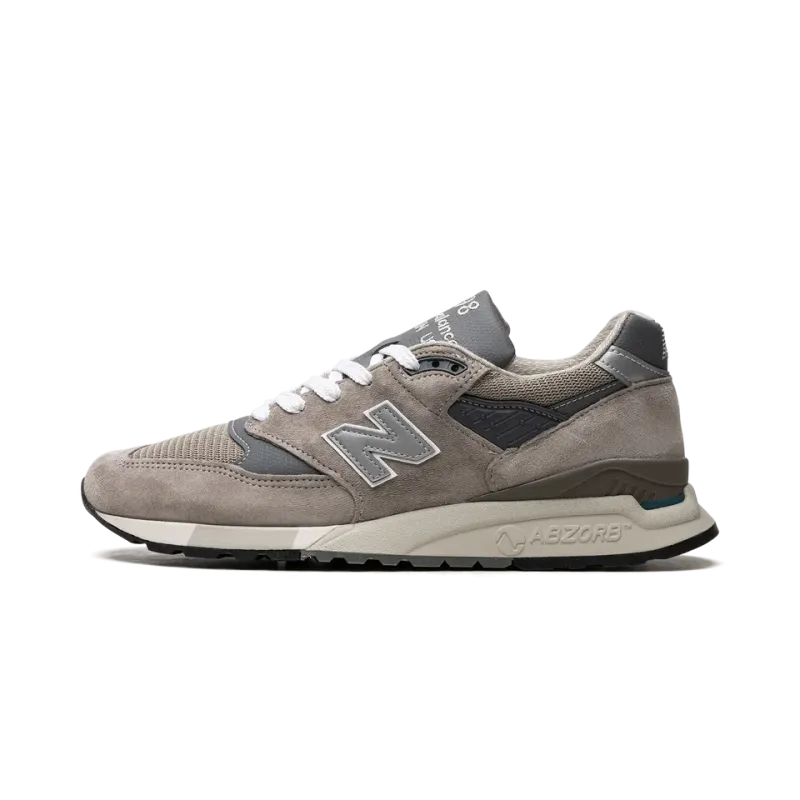 New Balance 998 Made in USA - Grey/Silver Mens