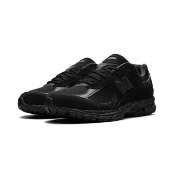 New Balance 2002R Triple Black Suede Mens