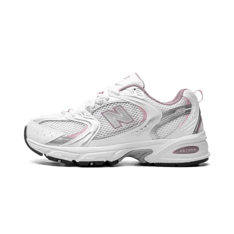 New Balance 530 White/Silver Metalic/Ice Wine/Mid Century Pin Mens