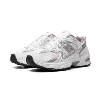 New Balance 530 White/Silver Metalic/Ice Wine/Mid Century Pin Mens