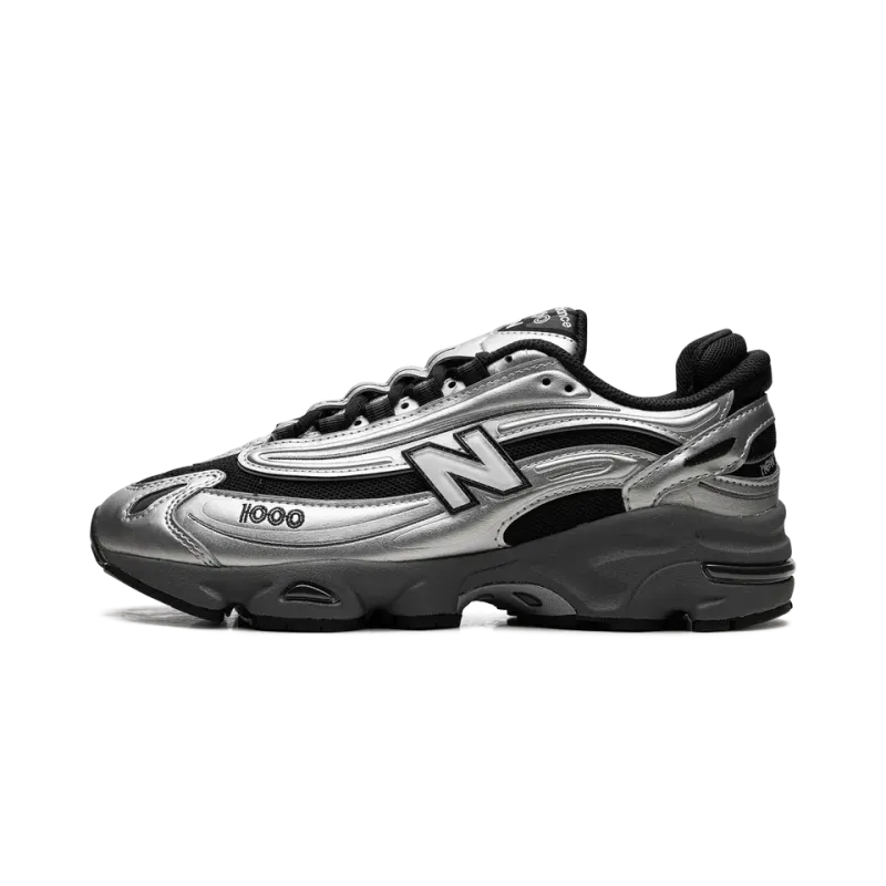 New Balance 1000 Black Silver Metallic Mens