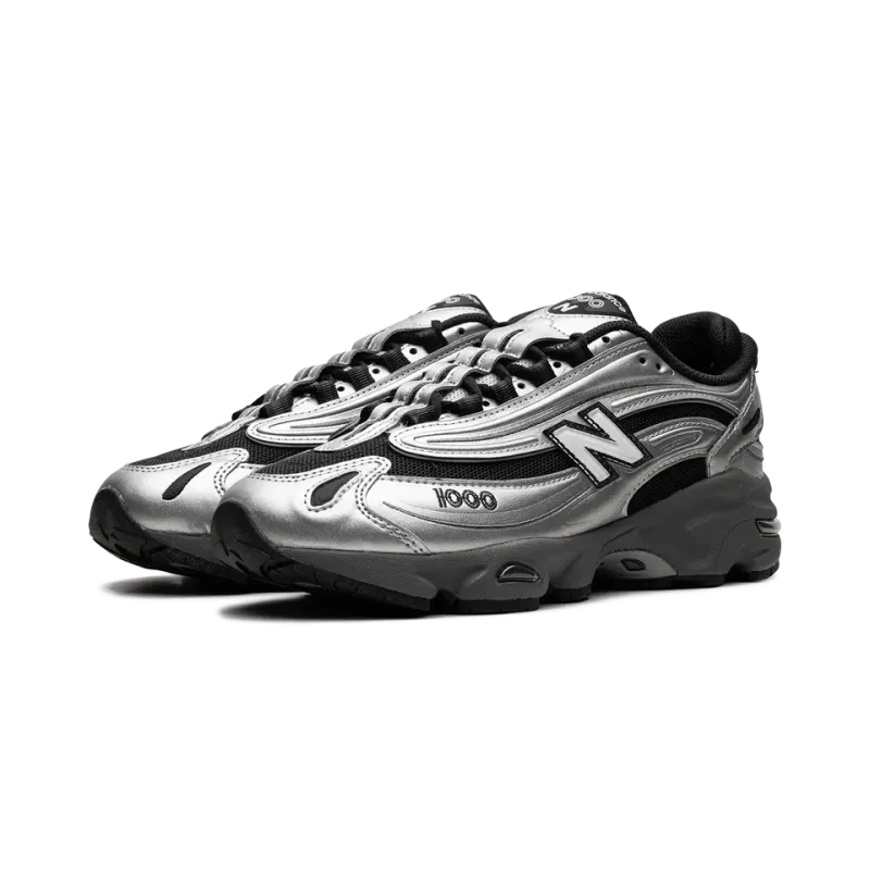 New Balance 1000 Black Silver Metallic Mens