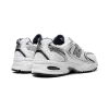 New Balance 530 WHITE/SILVER/NAVY Mens