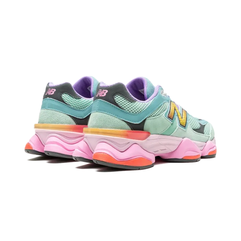 New Balance 9060 Sage Leaf/ Neo Flame Mens