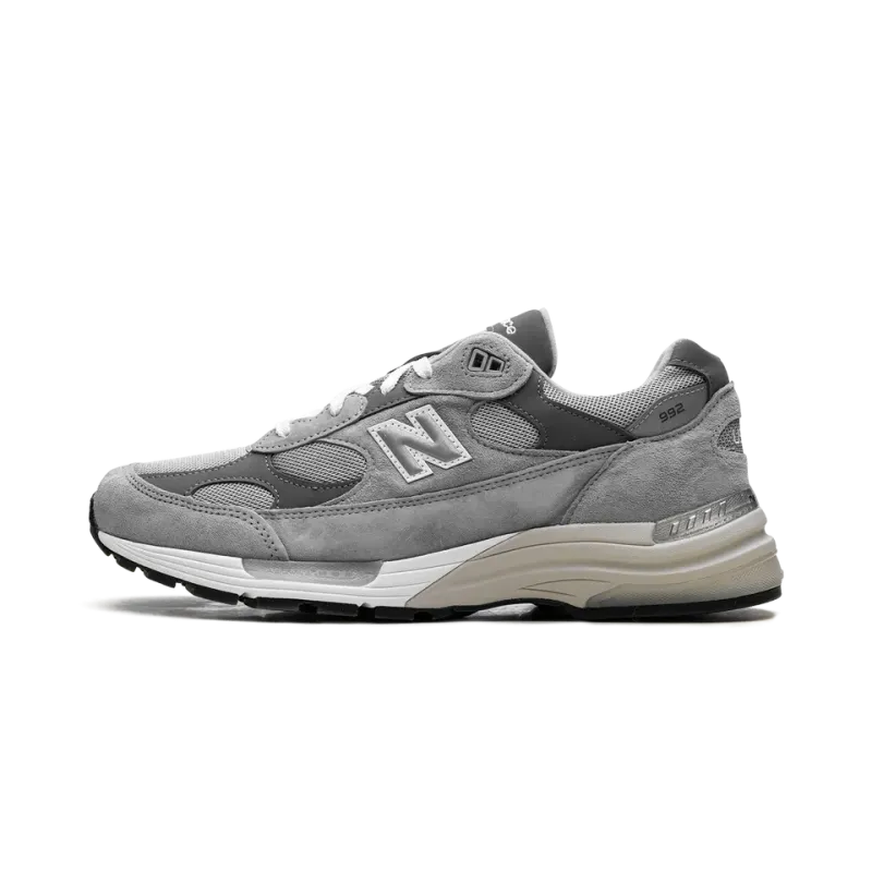 New Balance 992 Made in USA - Grey Silver Metallic Mens