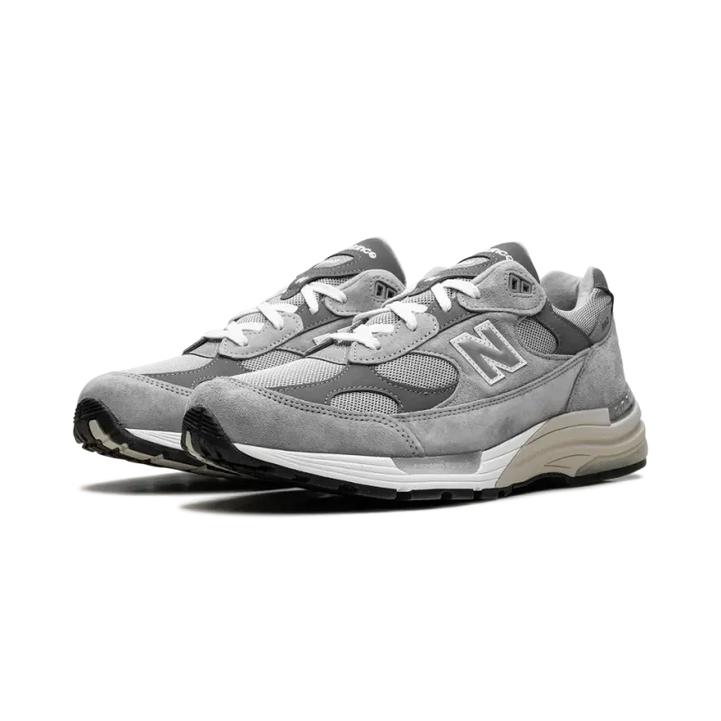 New Balance 992 Made in USA - Grey Silver Metallic Mens