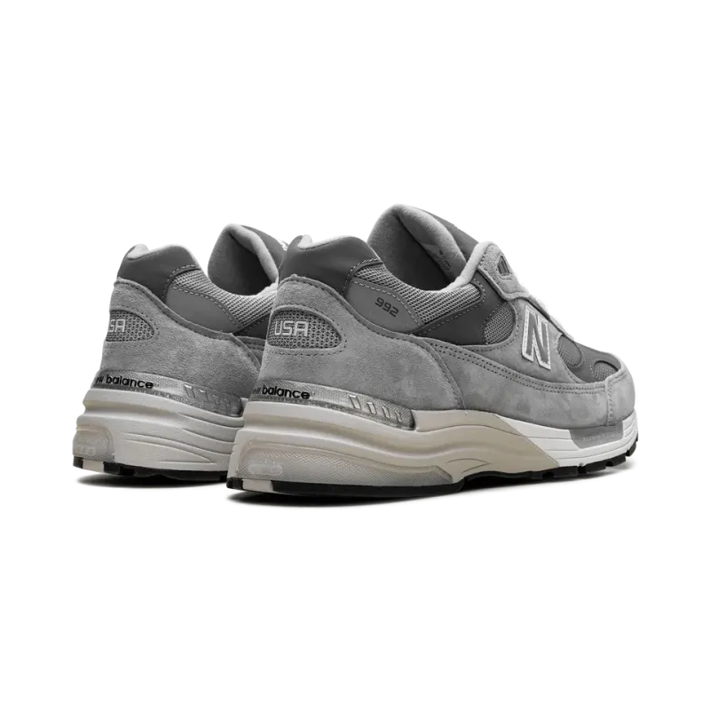 New Balance 992 Made in USA - Grey Silver Metallic Mens