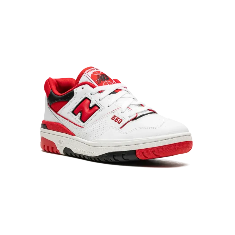 New Balance 550 WHITE RED Mens
