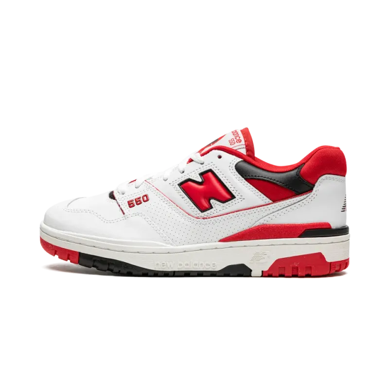 New Balance 550 WHITE RED Mens