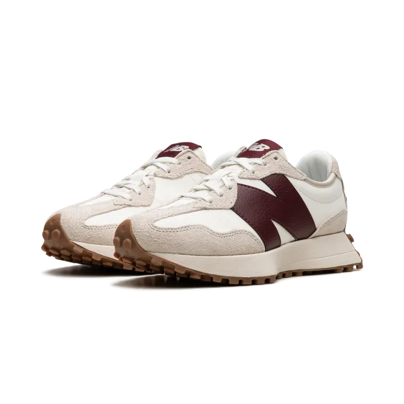 New Balance 327 WMNS Moonbeam Classic Burgundy Womens
