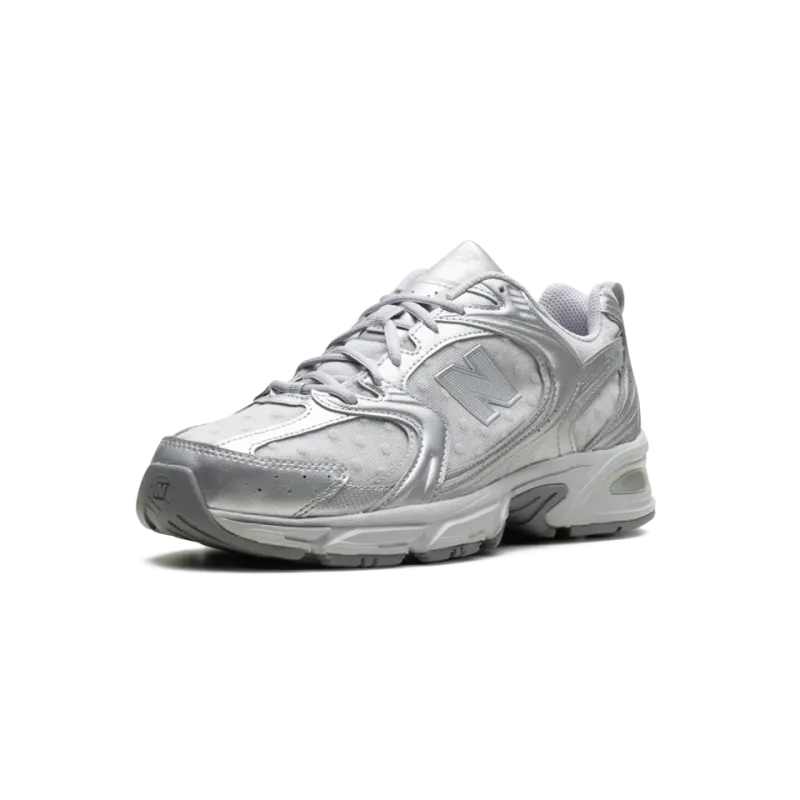 New Balance 530 Silver Metallic Raincloud Polka Dots Mens