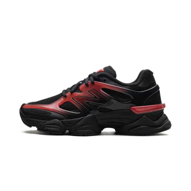 New Balance 9060 Black Red Gradient Mens