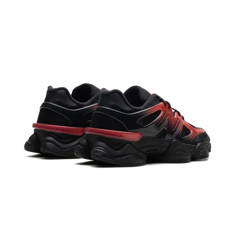 New Balance 9060 Black Red Gradient Mens