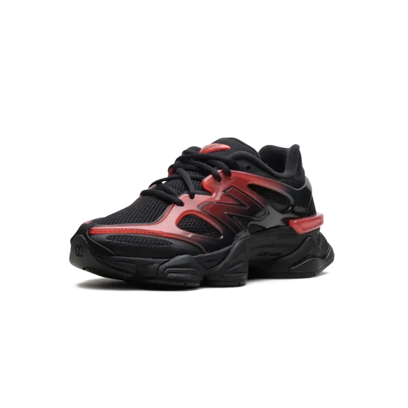 New Balance 9060 Black Red Gradient Mens