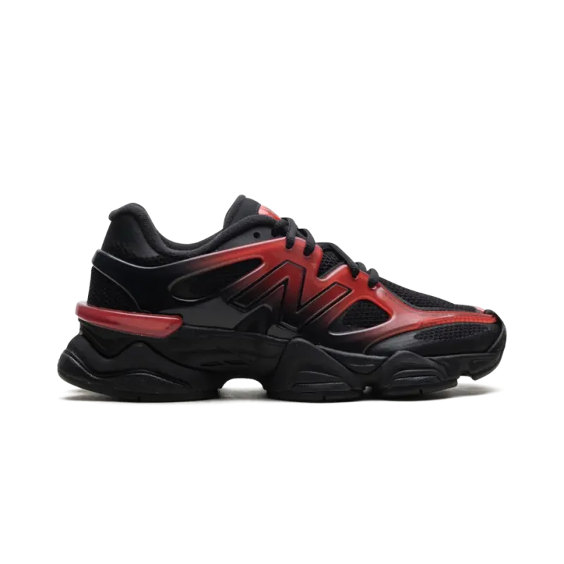 New Balance 9060 Black Red Gradient Mens