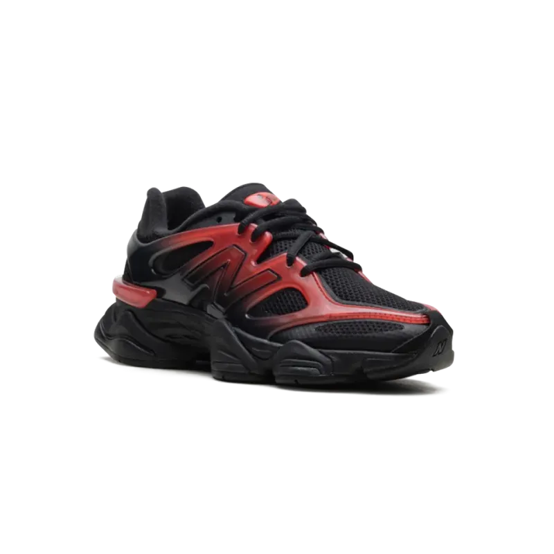 New Balance 9060 Black Red Gradient Mens