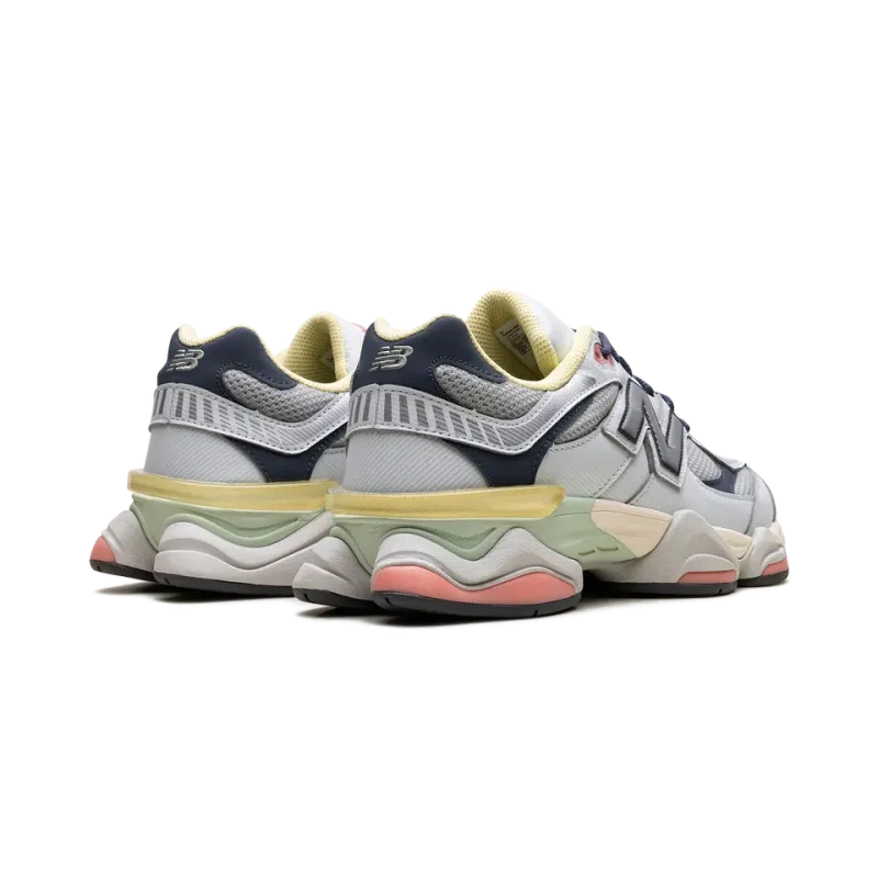 New Balance 9060 Grey Yellow Navy Mens
