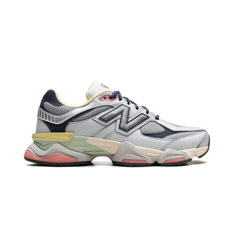 New Balance 9060 Grey Yellow Navy Mens
