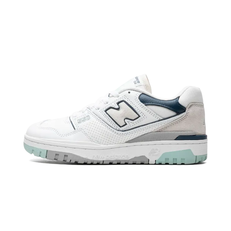 New Balance 550 White / Winter Fog Mens