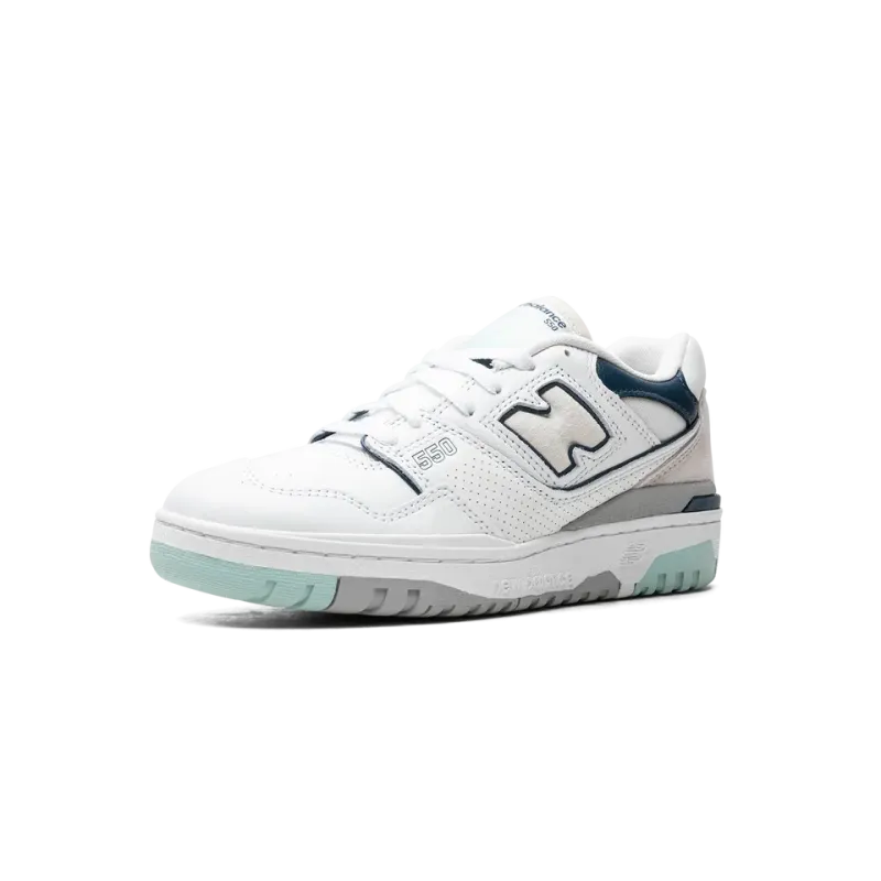New Balance 550 White / Winter Fog Mens