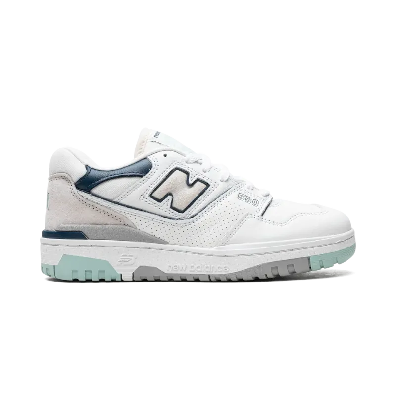 New Balance 550 White / Winter Fog Mens